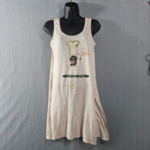 UT Jean-Michel Basquait Archive Long Tank Powder Pink Size Small Grunge Art
